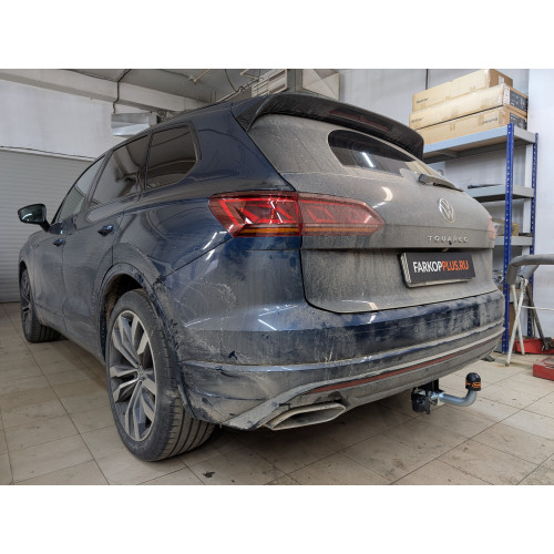 Фаркоп MOTODOR на Volkswagen Touareg 2018– Арт. 92707 (Оцинкованный шар)