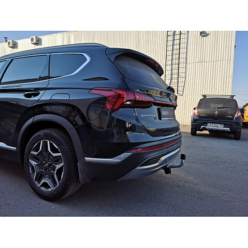 Фаркоп MOTODOR на HYUNDAI Santa Fe 2021– Арт. 91008 (оцинкованный крюк)