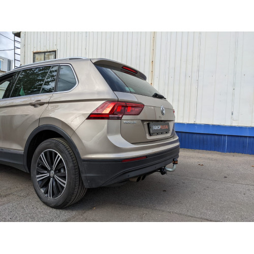 Фаркоп MOTODOR на Volkswagen Tiguan 2016- Арт.92711 (Оцинкованный шар)