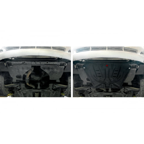 Защита Картера двигателя, КПП АвтоБроня для Chevrolet Lacetti 2004-2013, Сталь 45778 мм - Арт. 111.01004.3