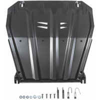 Защита Картера двигателя, КПП АвтоБроня для Nissan X-Trail 2007-2013 (T31), Сталь 45778 мм - Арт. 111.04158.1