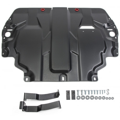 Защита Картера двигателя, КПП АвтоБроня для SEAT Cordoba 2006-2009 II рестайлинг, Сталь 45778 мм - Арт. 111.05107.1