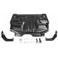 Защита Картера двигателя, КПП АвтоБроня для SEAT Ibiza 2008-2015, Сталь 45778 мм - Арт. 111.05842.1