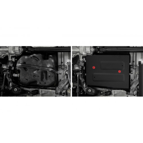 Защита Топливного бака АвтоБроня для Changan UNI-K 2020-, Сталь 45778 мм - Арт. 111.08909.1