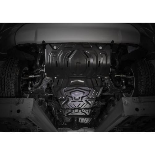 Защита Картера двигателя, КПП, Радиатора, Раздаточной коробки Rival для Fiat Fullback 2016-, Сталь 45778 мм - Арт. K222.4046.3