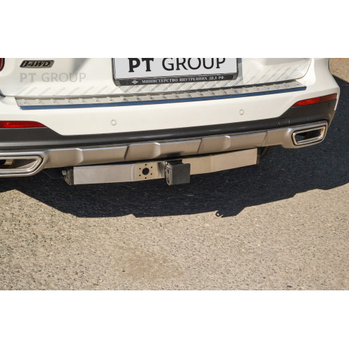Фаркоп PT GROUP для GAC GS8 2019- Арт. GAC-19-991124.00 (с нержавеющей накладкой)