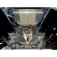 Защита Картера двигателя, КПП, Топливного бака ТСС для Volkswagen Taos 2021-, Алюминий 4 мм - Арт. ZKTCC00541K